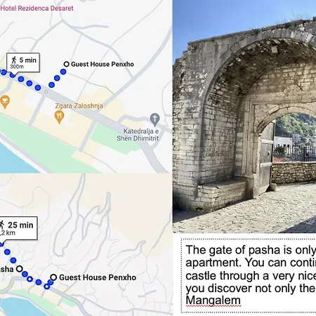 Flat In Berat's Center ホームステイ ベラト